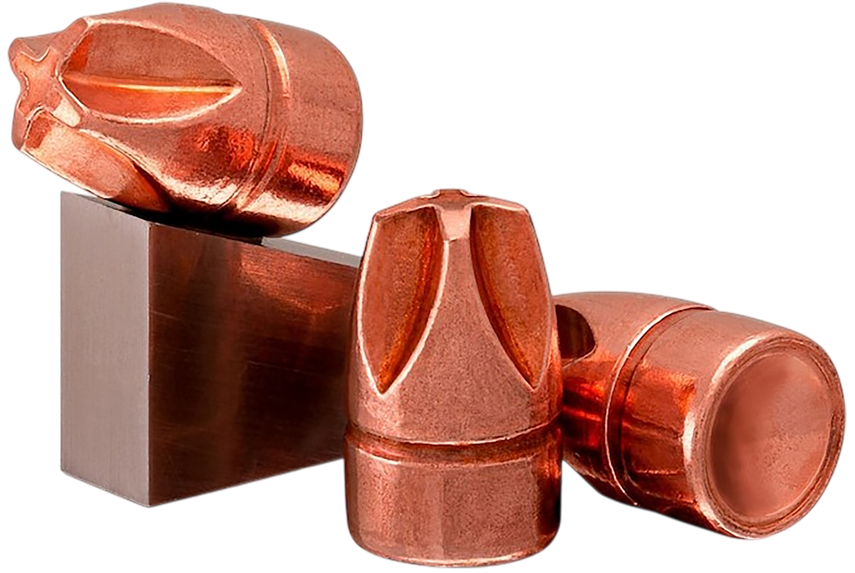 Wilson Combat Xtreme Defense FTM 9mm Luger .355 90gr Fluid Transfer Monolithic Reloading Bullets - 100/Box