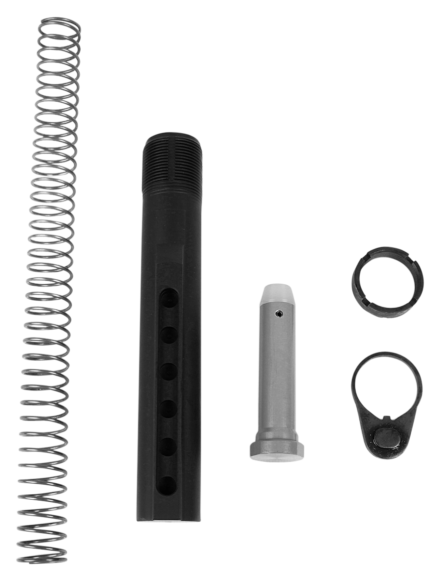 LBE Unlimited MILBUFKT Mil-Spec Buffer Tube Kit 6-Position AR-15 Black
