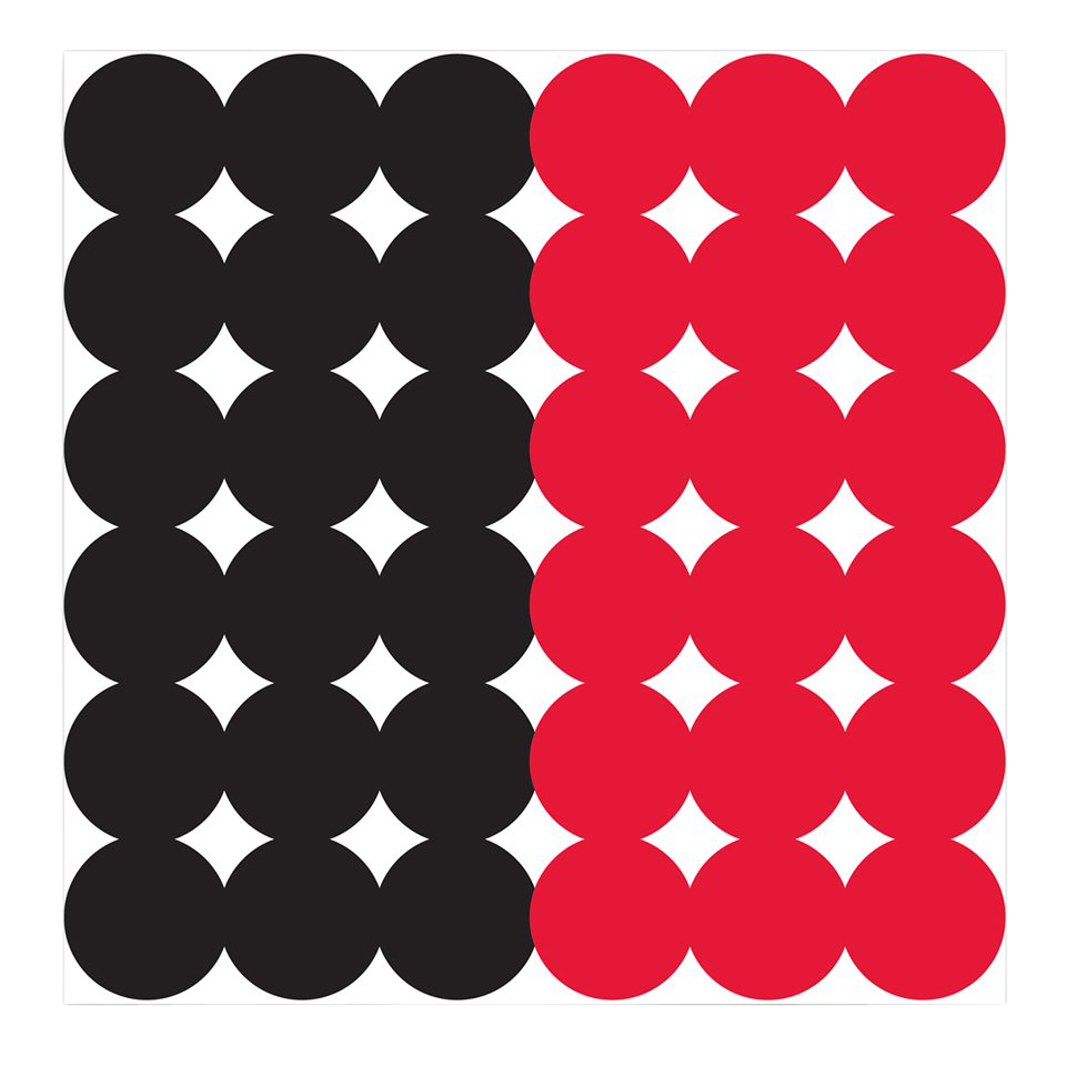 Birchwood Casey 34118 Dirty Bird 1" Adhesive Repair Pasters Black/Red 12 Pack