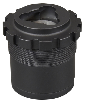 Yankee Hill HD 3-Lug 9mm 1-3/8x24 HUB Adapter - Black
