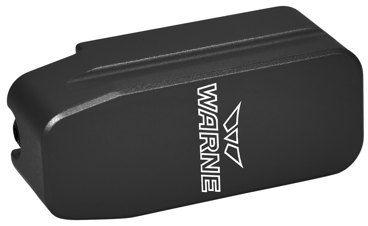 Warne 5001 Magazine Extension PMAG 5.56 +5rd Black Hardcoat Anodized Aluminum