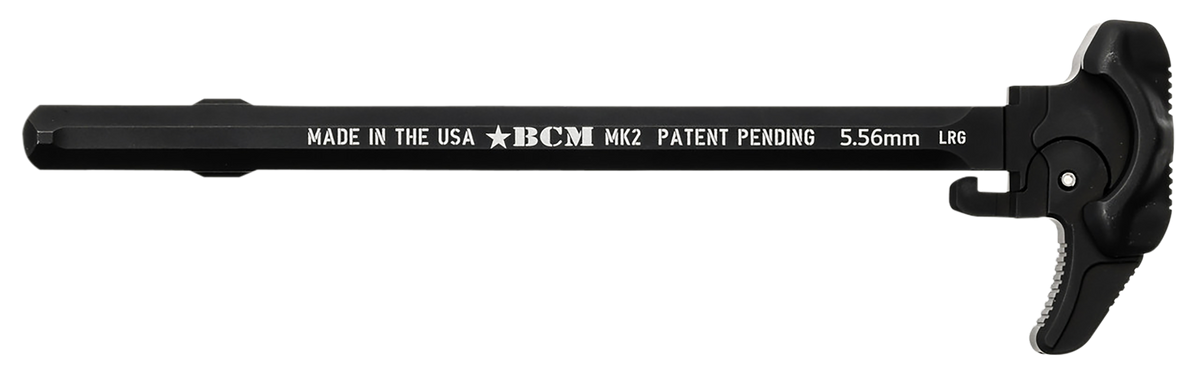 BCM Gunfighter Asymmetric MK2 Charging Handle Large Latch Mil-Spec AR-15 Black