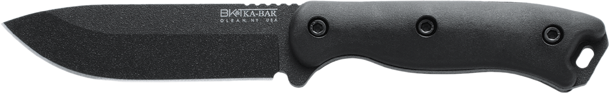 Ka-Bar BK16 Becker Short Drop Point 4.38" Plain 1095 Cro-Van Black Ultramid Fixed Blade Knife