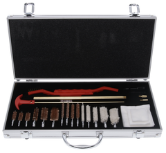 Birchwood Casey PGCK Premium Gun Cleaning Kit Multi-Caliber 27-Piece Silver Hard Case