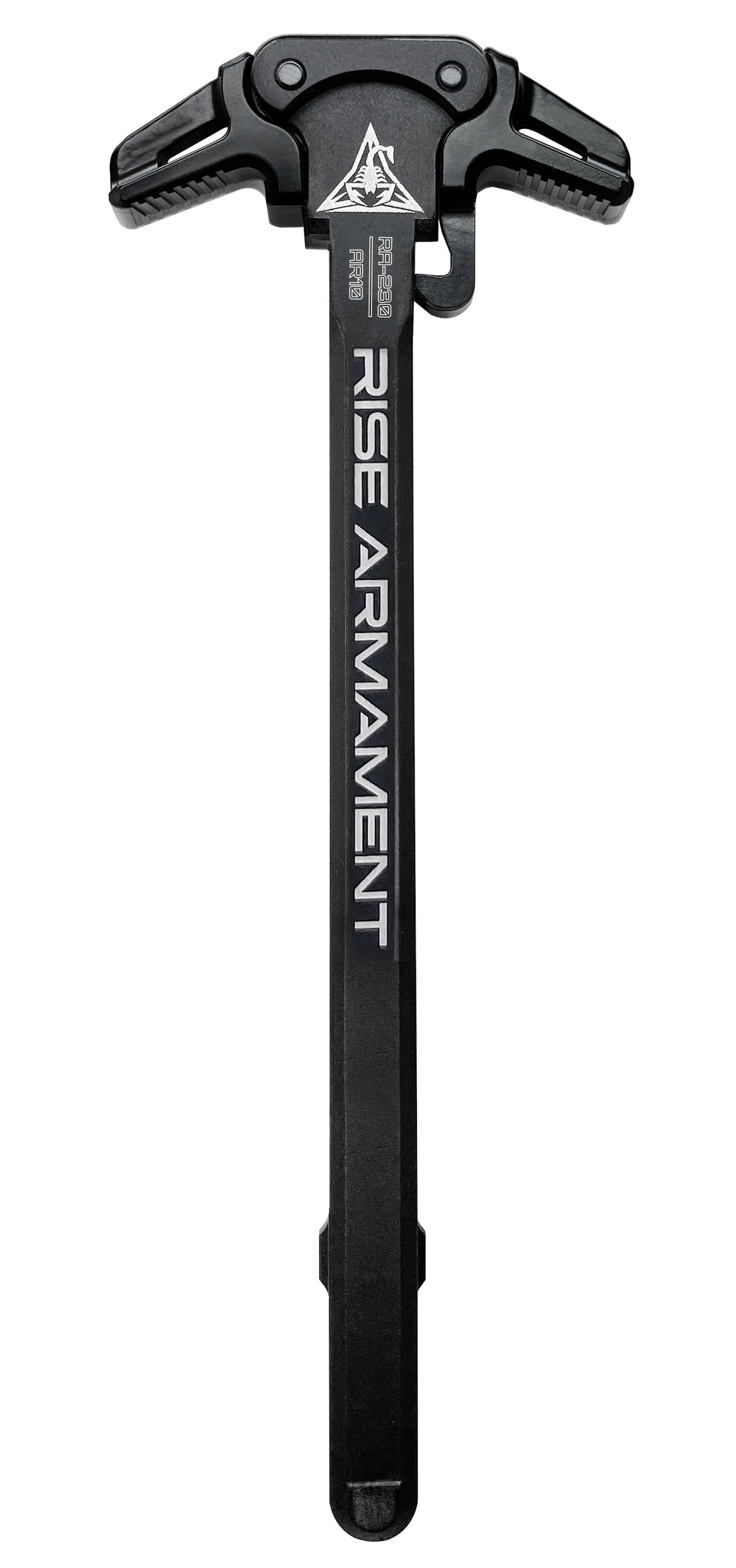 Rise Armament RA-230 AR-10 Ambidextrous Charging Handle - Black Anodized Aluminum