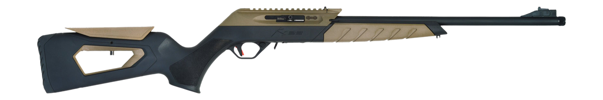 TriStar KR22 22 LR 18.6" 10+1 Semi-Auto Rifle - Black/FDE