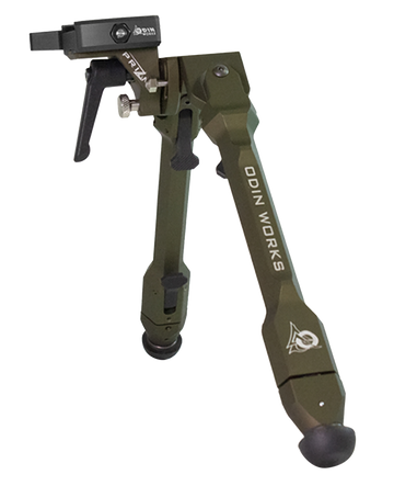 Odin Works Prizm ARCA Precision Bipod - Ranger Green 4"-14.5" Aluminum/303 Stainless Steel