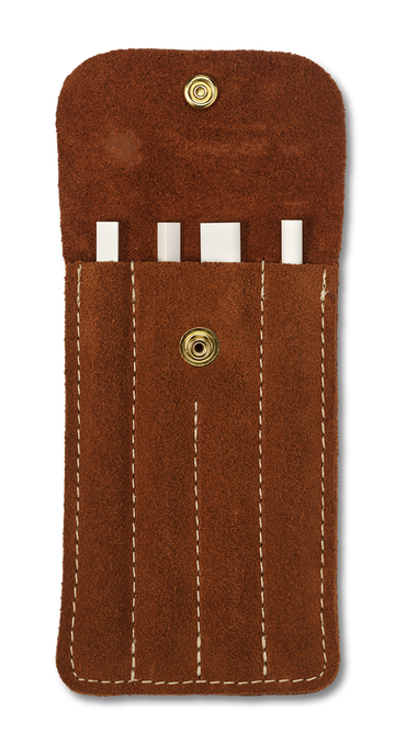 Spyderco 400F Ceramic File Set 5" Fine Grit - Leather Case