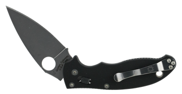 Spyderco C101GP2 Manix 2 3.37" CPM S30V Plain Edge Drop Point Black G10 Folding Knife