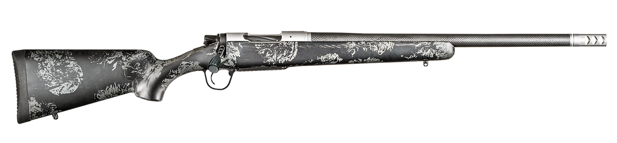 Christensen Arms Ridgeline FFT 25 Creedmoor 24" 4+1 Bolt-Action Rifle - Carbon w/Gray Accents