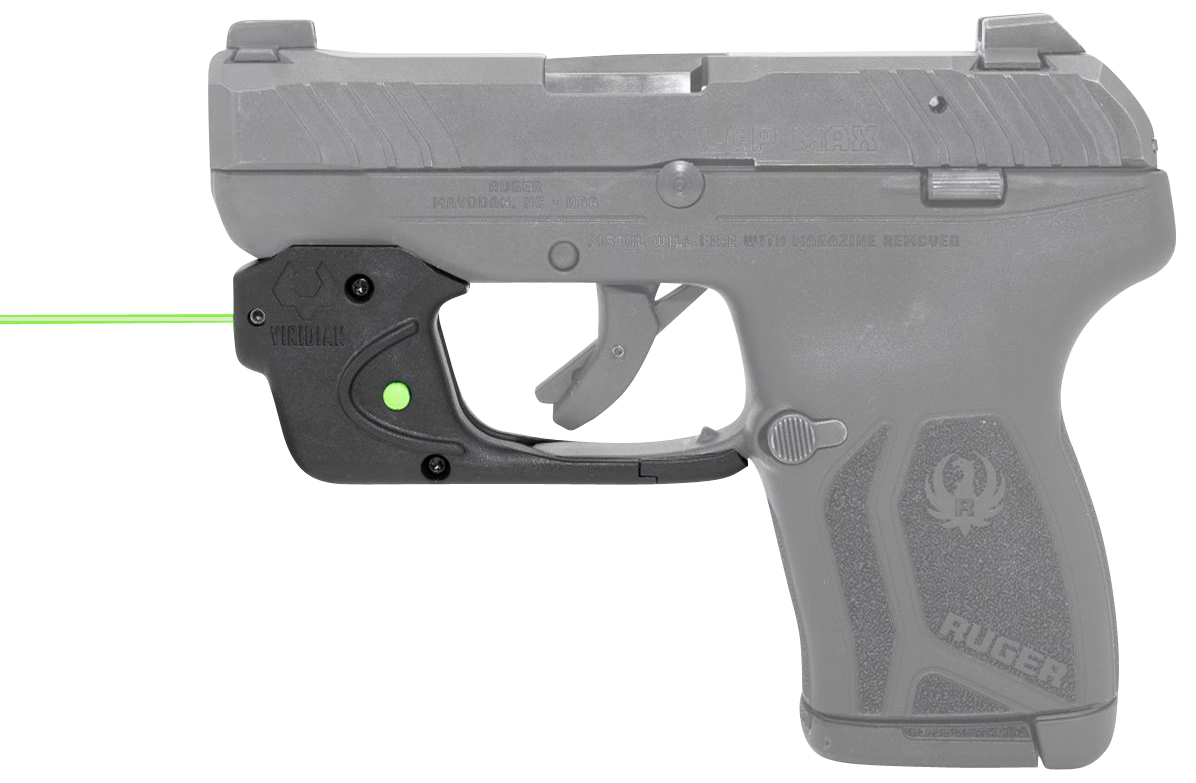Viridian E-Series Green Laser Sight for Ruger LCP MAX Trigger Guard Mount Black