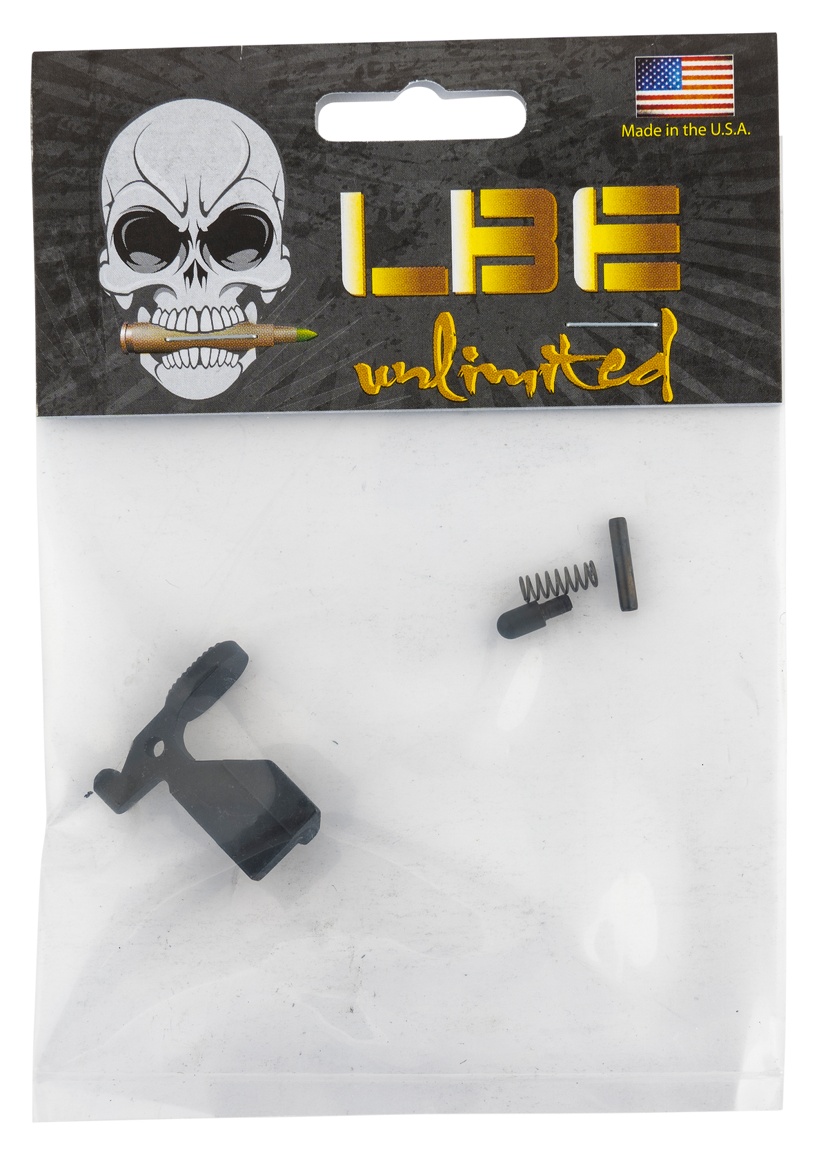 LBE Unlimited Mil-Spec Bolt Catch Assembly AR-Platform Black Steel