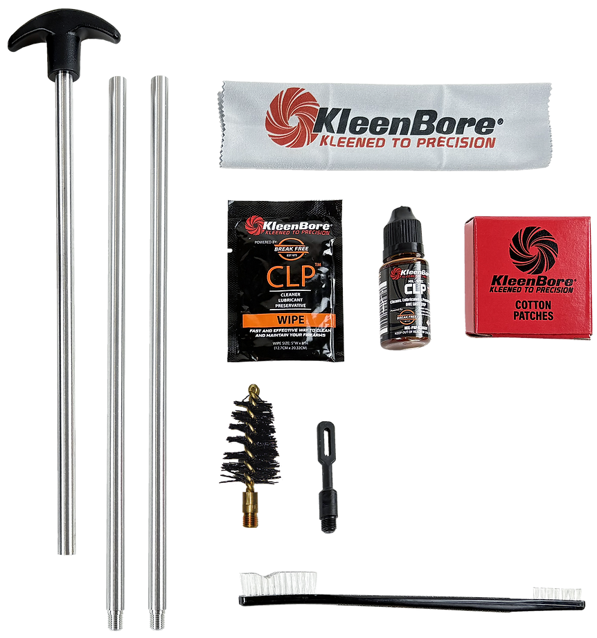 Kleen-Bore SHOMULTI Multi-Gauge Shotgun Cleaning Kit 12/20/28/.410 Bore