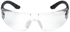 Pyramex Endeavor Plus Safety Glasses Clear Anti-Fog Lens Black/Gray Frame