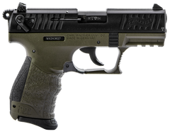 Walther Arms P22 Q Military 22 LR 3.42" 10+1 DA/SA Pistol - OD Green/Black