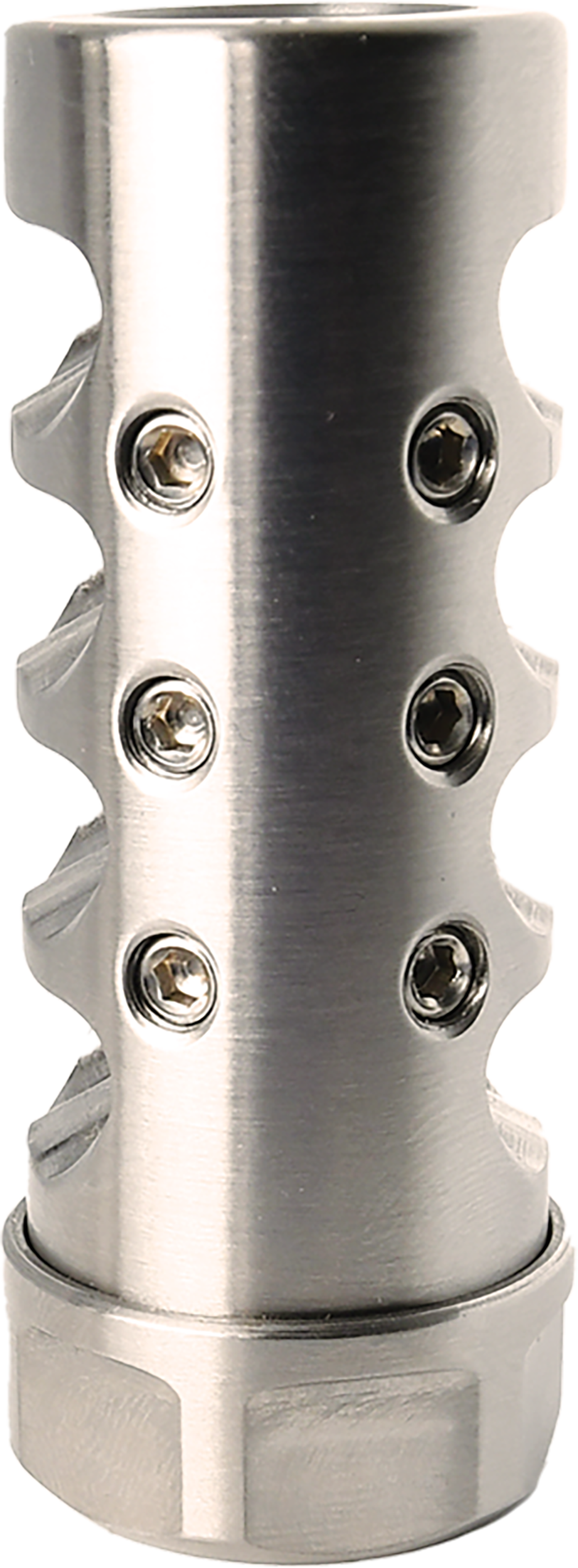 American Precision Arms Gen 4 Little Bastard 30 Cal 5/8x24 Self-Timing Muzzle Brake - Stainless