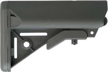 B5 Systems Enhanced SOPMOD Wolf Gray AR-15 Collapsible Stock - Mil-Spec Tube Not Included