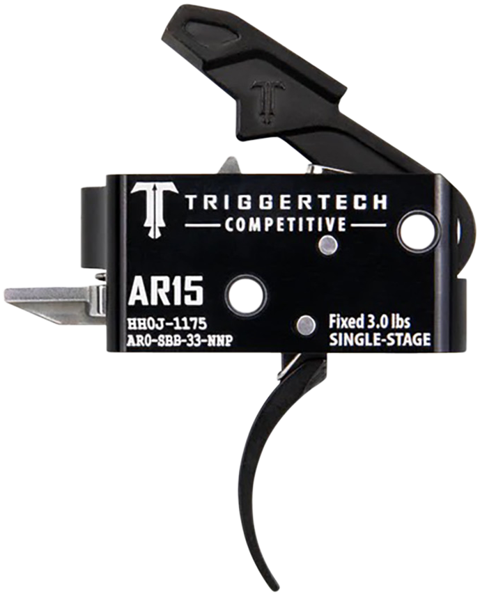 TriggerTech Competitive AR-15 3 lb Single-Stage Pro Curved Trigger