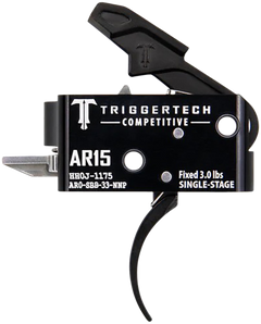 TriggerTech Competitive AR-15 3 lb Single-Stage Pro Curved Trigger