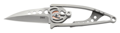 Columbia River Snap Lock 2.55" Folding Drop Point Plain 420J2 SS Stainless Handle Knife