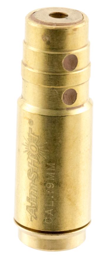 AimShot BS9MM Modular 9mm Luger Laser Boresighter Cartridge Brass