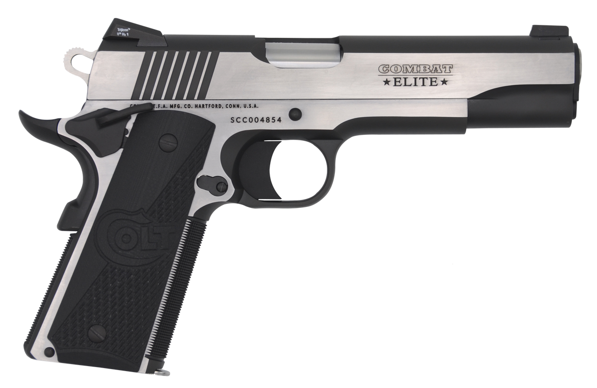 Colt Mfg 1911 Combat Elite Government 45 ACP 5" 8+1 SAO Pistol - Two-Tone Elite
