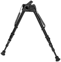 Harris S-25C-MLOK Swivel Bipod M-LOK 13.5-27" Rubber Feet - Black Steel/Aluminum