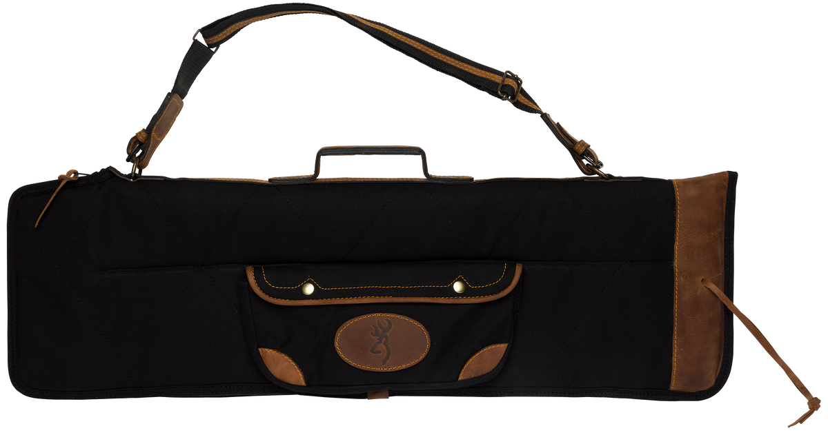 Browning Lona FLEX Canvas/Leather Takedown 34.5" Black O/U Shotgun Case
