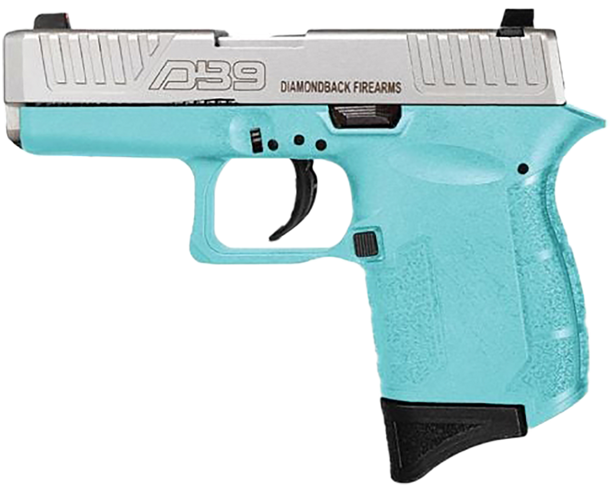 Diamondback DB9 Gen4 9mm Luger 3.10" 6+1 Semi-Auto Pistol - Mint/Nickel Boron