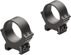 Leupold PRW2 Cross-Slot 30mm Low Matte Black Steel Scope Rings