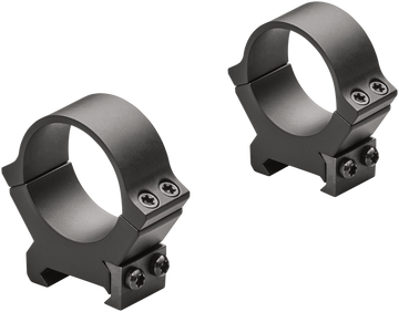 Leupold PRW2 Cross-Slot 30mm Low Matte Black Steel Scope Rings