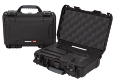 Nanuk 909 Classic Gun Case - Waterproof Black Polyethylene Handgun Case w/ Closed-Cell Foam