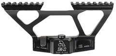 Arsenal SM-22 AK Scope Mount SAM7K Series Black Anodized 0 MOA