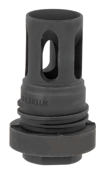 Yankee Hill Mini QD Flash Hider 5.56x45mm NATO M13.5x1 LH 2.13" Black Phosphate