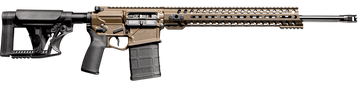 Patriot Ordnance Factory Prescott 6.5 Creedmoor 20" 10+1 Semi-Auto Rifle - Patriot Brown Cerakote