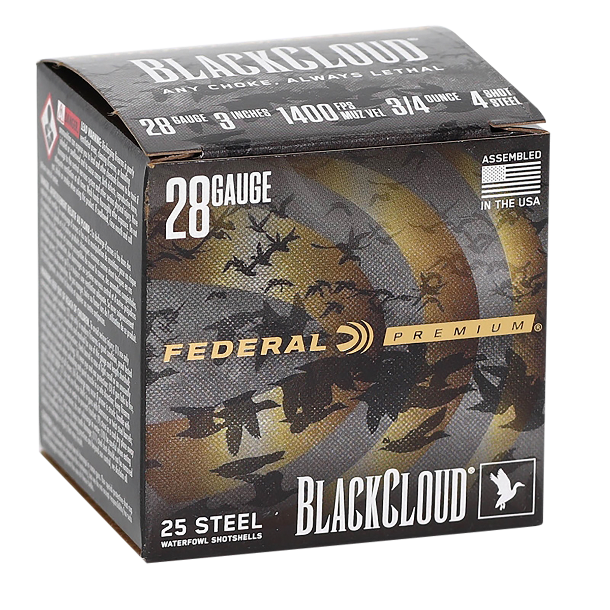 Federal Black Cloud FS 28 Gauge 3" 3/4 oz #4 Shot 25 Rd - Box or Case