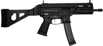 Grand Power Stribog SP9A3 9mm Luger 8" 30+1 Semi-Auto Pistol w/ SB Tactical Brace