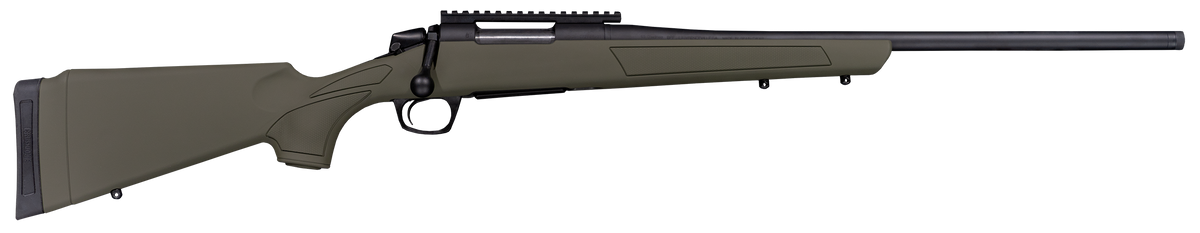 CVA Cascade 7mm-08 Rem 22" 4+1 Bolt Action Rifle - Black Cerakote / OD Green Synthetic