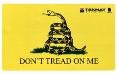 TekMat Don't Tread on Me Door Mat Black/Yellow Rubber 25" x 42"