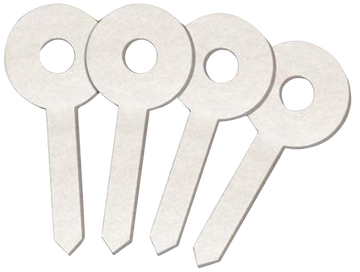 Hunters Specialties 03040 Spike Wick Scent Applicator - Felt Deer Scent Pad - 4-Pack