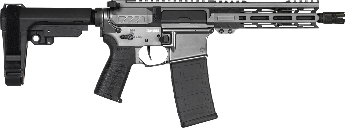 CMMG Banshee Mk4 300 Blackout 8" 30+1 Semi-Auto Pistol - Tungsten Cerakote