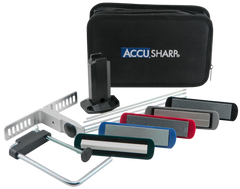 Accusharp 059C 5-Stone Precision Knife Sharpening Kit Extra Coarse to Ultra-Fine