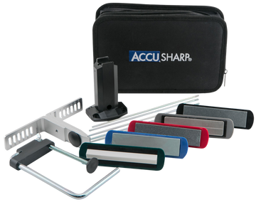 Accusharp 059C 5-Stone Precision Knife Sharpening Kit Extra Coarse to Ultra-Fine