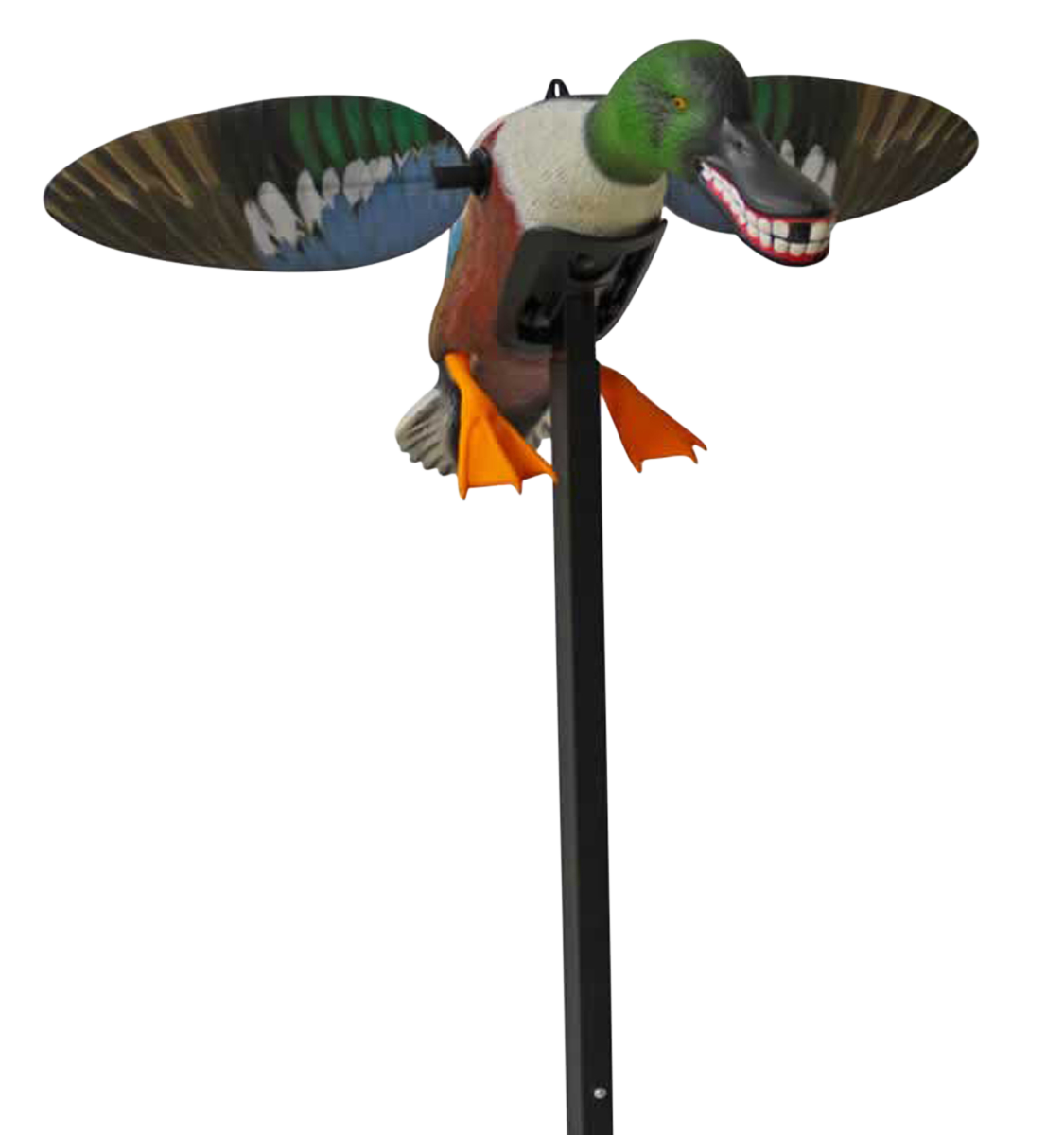 Mojo Outdoors HW2490 Elite Series Spoonzilla Duck Motion Decoy - Multi-Color Molded Plastic