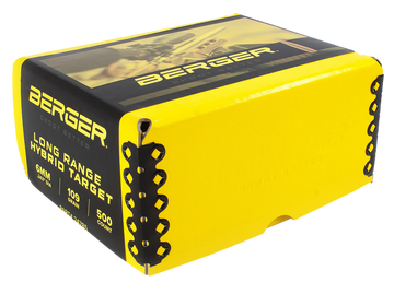 Berger Bullets 6mm .243 109gr Long Range Hybrid Target - 500/Box