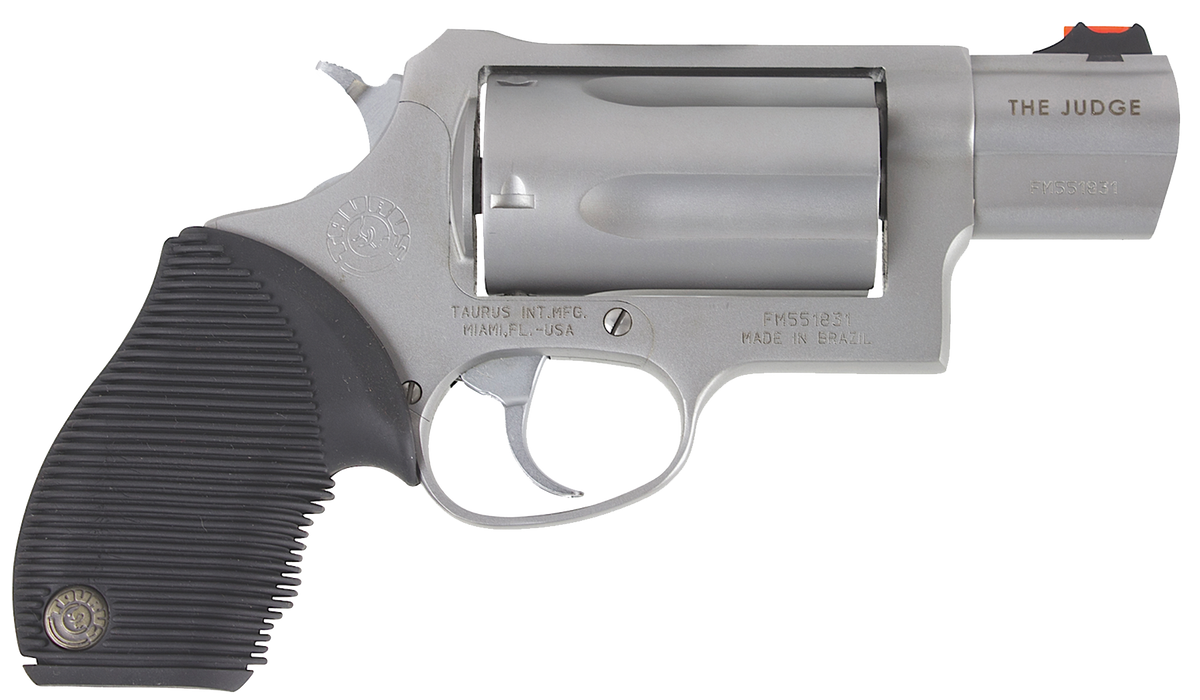Taurus Judge Public Defender .45 Colt (Long Colt)/410 Bore 2" 5-Rd DA/SA Revolver - Matte Stainless