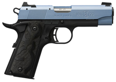 Browning 1911 Black Label Compact 22 LR 3.63" 10+1 Semi-Auto Pistol - Polar Blue Cerakote