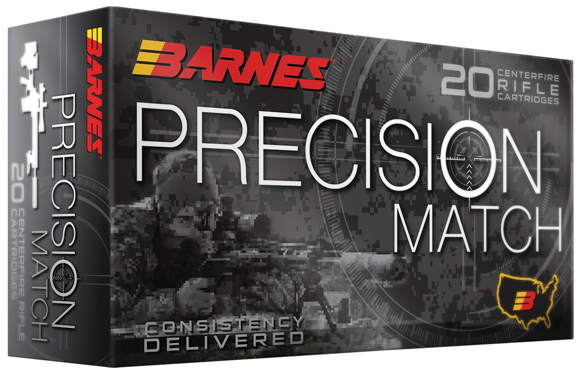 Barnes Bullets Precision Match 223 Rem 55gr Match Burner OTM BT - Box or Case