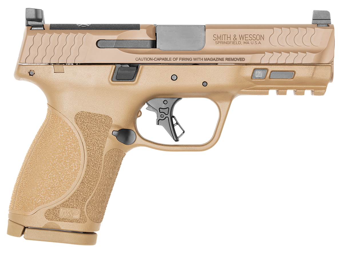 Smith & Wesson M&P9 M2.0 Compact 9mm Luger 4" 15+1 Optic-Ready Semi-Auto Pistol - FDE