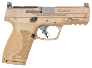 Smith & Wesson M&P9 M2.0 Compact 9mm Luger 4" 15+1 Optic-Ready Semi-Auto Pistol - FDE